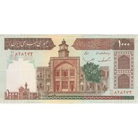 اسکناس 1000 ریال (ایروانی - قاسمی) فیلیگران الله - تک - AU50 - جمهوری اسلامی