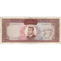 اسکناس 1000 ریال 1341 - تک - VF25 - محمد رضا شاه
