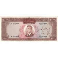 اسکناس 1000 ریال (بهنیا - سمیعی) - تک - EF40 - محمد رضا شاه