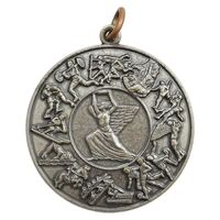 مدال تربیت بدنی نیروی زمینی ارتش (نقره ای) - AU50 - محمد رضا شاه