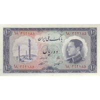 اسکناس 10 ریال 1333 - تک - UNC62 - محمد رضا شاه