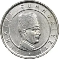 سکه 100000 لیر 2002 جمهوری - MS61 - ترکیه
