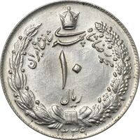 سکه 10 ریال 1339 - MS63 - محمد رضا شاه