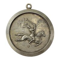 مدال یادبود سازمان تربیت بدنی ایران (چوگان) - بزرگ - EF40 - محمدرضا شاه