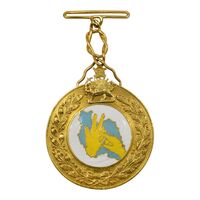 نشان درجه یک سرشماری 1335 - EF45 - محمد رضا شاه