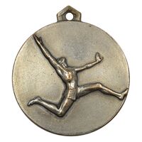 مدال آویز ورزشی پرش طول وزارت فرهنگ (نقره ای) - EF - محمد رضا شاه