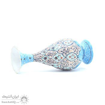 گلدان میناکاری طرح اسلیمی و ختایی - 20 سانتی