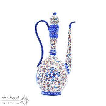 گلاب پاش میناکاری طرح گل و مرغ - 23 سانتی گلاب پاش میناکاری طرح گل و مرغ - 23 سانتی