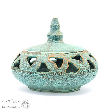 جا شکلاتی سفالی پتینه مشبک Patina Pottery candy bowl