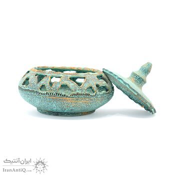 جا شکلاتی سفالی پتینه مشبک Patina Pottery candy bowl