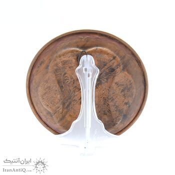 بشقاب قلمزنی طرح هخامشی - 15 سانتی