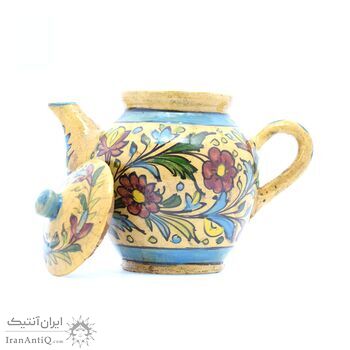 قوری سفالی لعابی