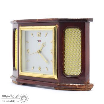 ساعت رومیزی قدیمی کوکی زنگدار مارک الماس شانگهای ساعت رومیزی قدیمی کوکی زنگدار مارک الماس شانگهای