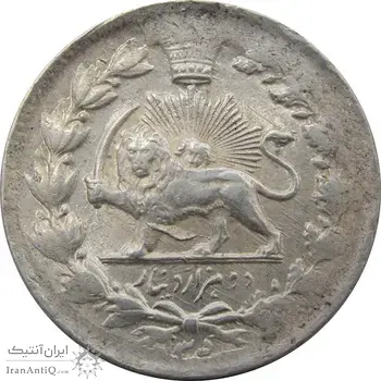 سکه 2000 دینار 1305 صاحبقران - MS63 - ناصرالدین شاه