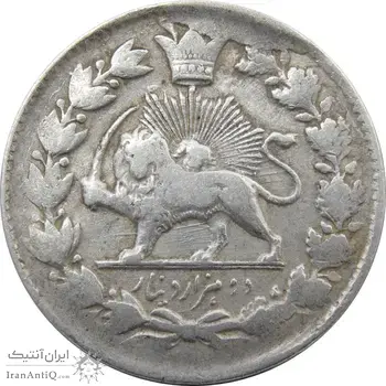 سکه 2000 دینار صاحبقران تاریخ نامشخص - ناصرالدین شاه