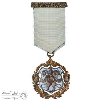 نشان درجه 3 شهرداری (با روبان) - AU - محمد رضا شاه