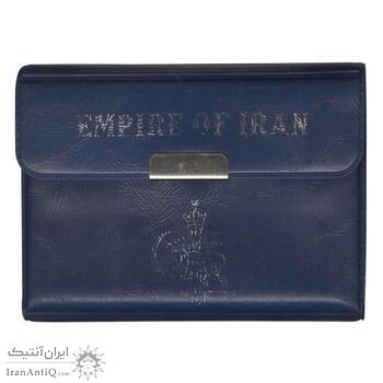 مدال نقره 100 ریال جشنهای 2500 ساله 1350 (با کاور فابریک) - PF63 - محمد رضا شاه