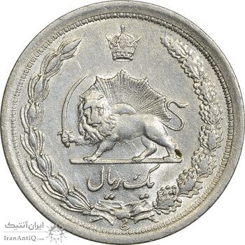 سکه 1 ریال 1311 - AU55 - رضا شاه