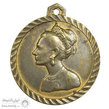 مدال یادبود زادروز فرح پهلوی 1354 - EF - محمد رضا شاه