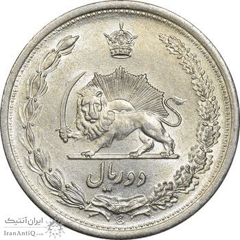 سکه 2 ریال 1310 - MS62 - رضا شاه