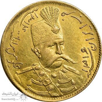 سکه طلا 1 تومان 1316 تصویری - MS61 - مظفرالدین شاه