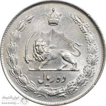 سکه 10 ریال 1343 (ضخیم) - MS61 - محمد رضا شاه