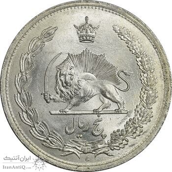 سکه 5 ریال 1312 - MS64 - رضا شاه سکه 5 ریال 1312 - MS64 - رضا شاه