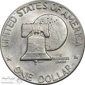 سکه یک دلار 1976D جشن دویست سالگی آمریکا - AU58 - آمریکا سکه یک دلار 1976D جشن دویست سالگی آمریکا - AU58 - آمریکا