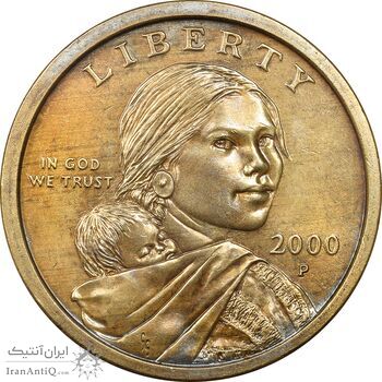 سکه یک دلار 2000P ساکاگاوا (دختر سرخپوست) - AU58 - آمریکا سکه یک دلار 2000P ساکاگاوا (دختر سرخپوست) - AU58 - آمریکا