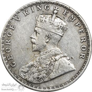 سکه 1 روپیه 1919 جرج پنجم - EF40 - هند