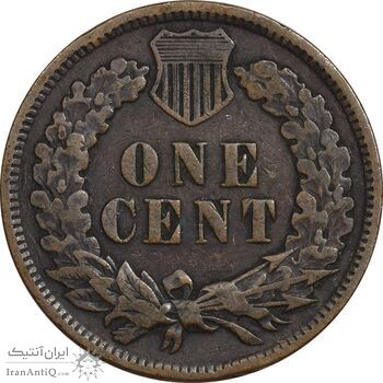 سکه 1 سنت 1904 سرخپوستی - EF40 - آمریکا