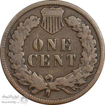 سکه 1 سنت 1907 سرخپوستی - VF30 - آمریکا