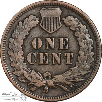 سکه 1 سنت 1907 سرخپوستی - VF35 - آمریکا