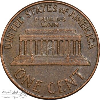 سکه 1 سنت 1960D لینکلن - EF45 - آمریکا