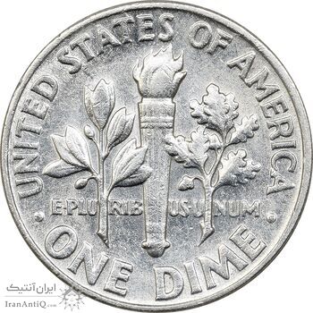 سکه 1 دایم 1964 روزولت - AU58 - آمریکا