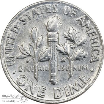 سکه 1 دایم 1964 روزولت - MS62 - آمریکا سکه 1 دایم 1964 روزولت - MS62 - آمریکا