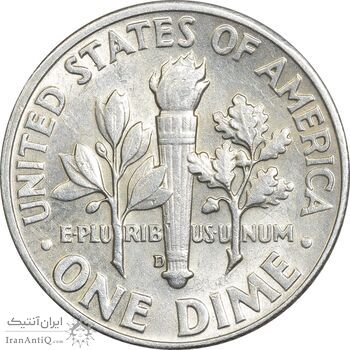 سکه 1 دایم 1964D روزولت - MS61 - آمریکا سکه 1 دایم 1964D روزولت - MS61 - آمریکا