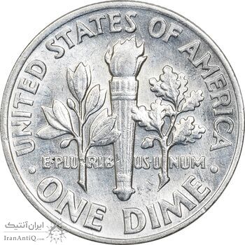 سکه 1 دایم 1964 روزولت - MS62 - آمریکا