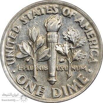 سکه 1 دایم 1996P روزولت - AU55 - آمریکا