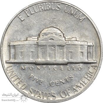 سکه 5 سنت 1970S جفرسون - AU50 - آمریکا