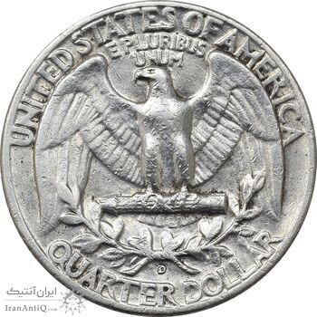 سکه کوارتر دلار 1958D واشنگتن - EF45 - آمریکا سکه کوارتر دلار 1958D واشنگتن - EF45 - آمریکا