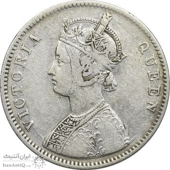 سکه 1 روپیه 1862 ویکتوریا - VF35 - هند