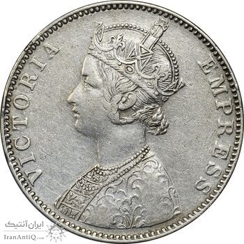 سکه 1 روپیه 1892 ویکتوریا - EF45 - هند