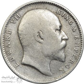 سکه 1 روپیه 1904 ادوارد هفتم - EF40 - هند