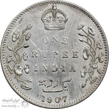 سکه 1 روپیه 1907 ادوارد هفتم - VF35 - هند سکه 1 روپیه 1907 ادوارد هفتم - VF35 - هند