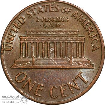 سکه 1 سنت 1970 لینکلن - EF45 - آمریکا