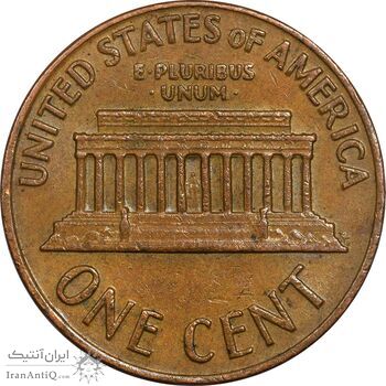 سکه 1 سنت 1971S لینکلن - EF45 - آمریکا