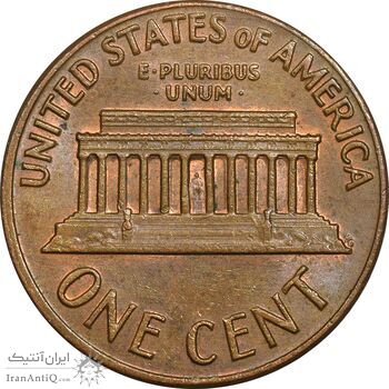 سکه 1 سنت 1972 لینکلن - EF45 - آمریکا