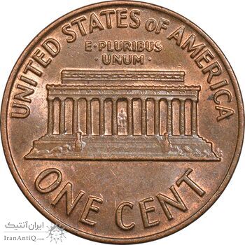 سکه 1 سنت 1972S لینکلن - AU50 - آمریکا