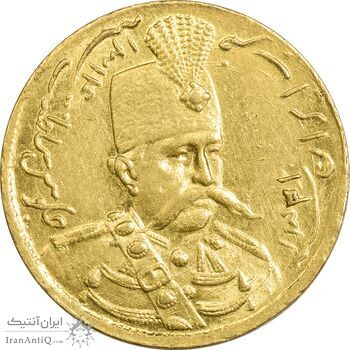 سکه طلا 1 تومان 1321 تصویری - MS61 - مظفرالدین شاه